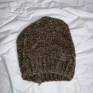 Chenille Moss Green Beanie